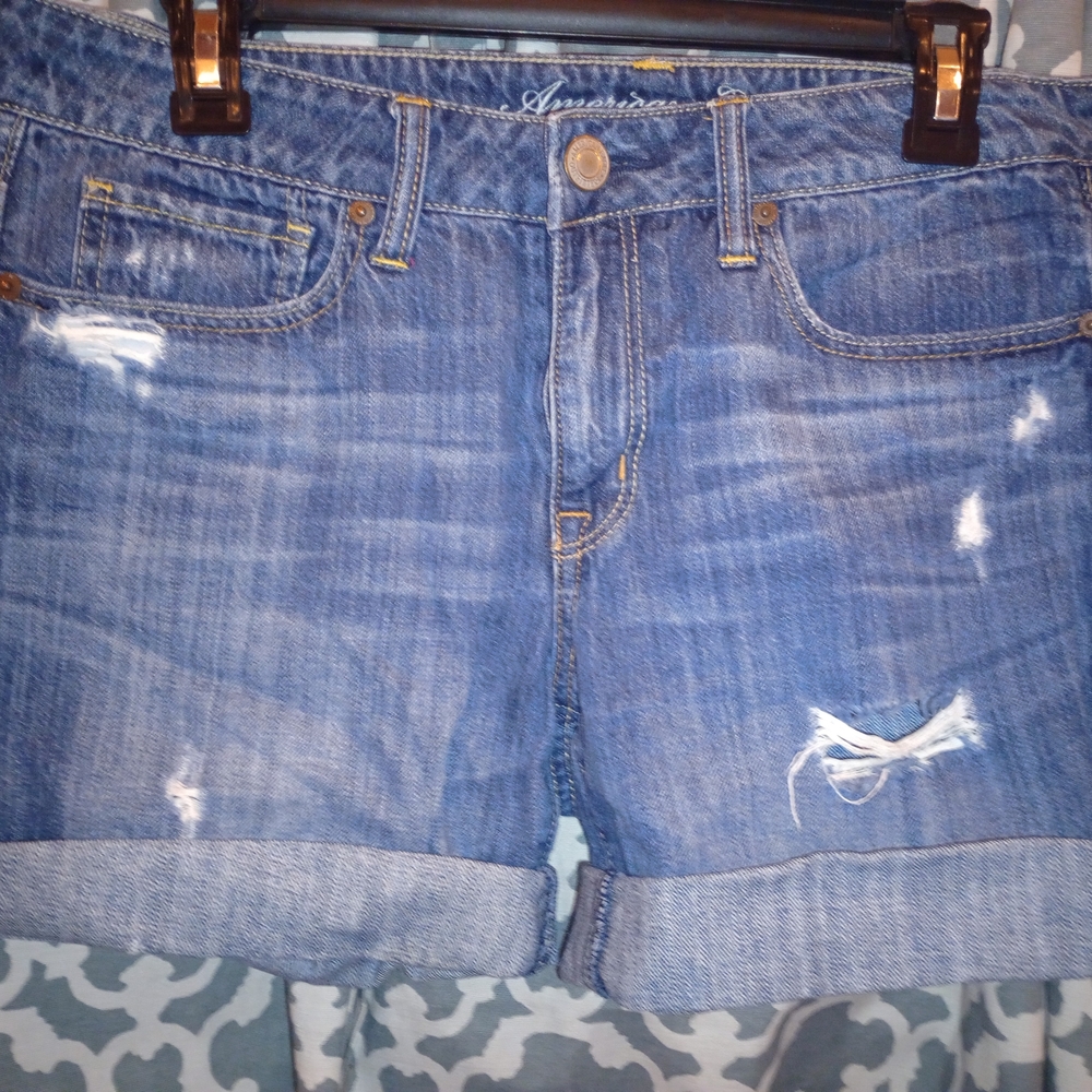 American Eagle Outfitters Women's Blue Denim Shorts